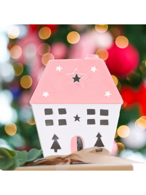 Christmas Light Up Ceramic House