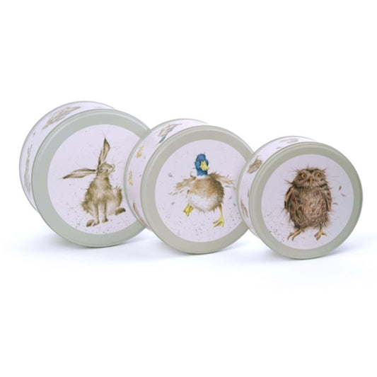 Wrendale Country Animal Green Cake Tins