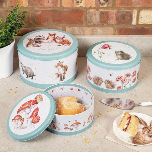 Wrendale 'The Country Set' Country Animal Cake Tin Nest