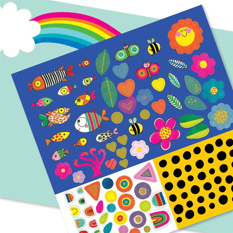 Rachel Ellen - Love Our Planet - Colouring & Sticker Scene Book