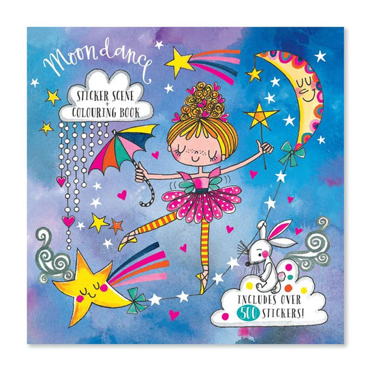 Rachel Ellen - Moondance - Colouring & Sticker Scene Book