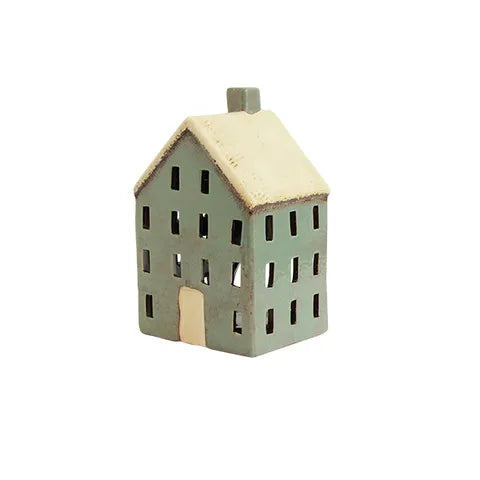 Chalet Tea Light House | Blue