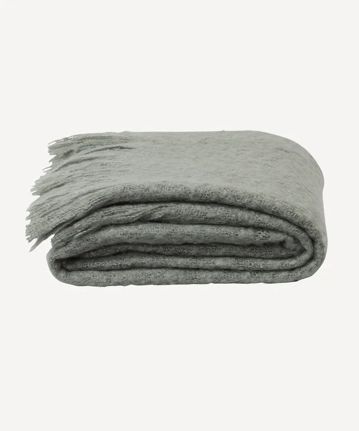 Throw Tassle Grey