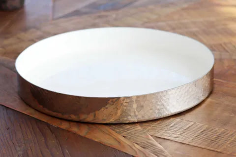 Hammered Metal Tray