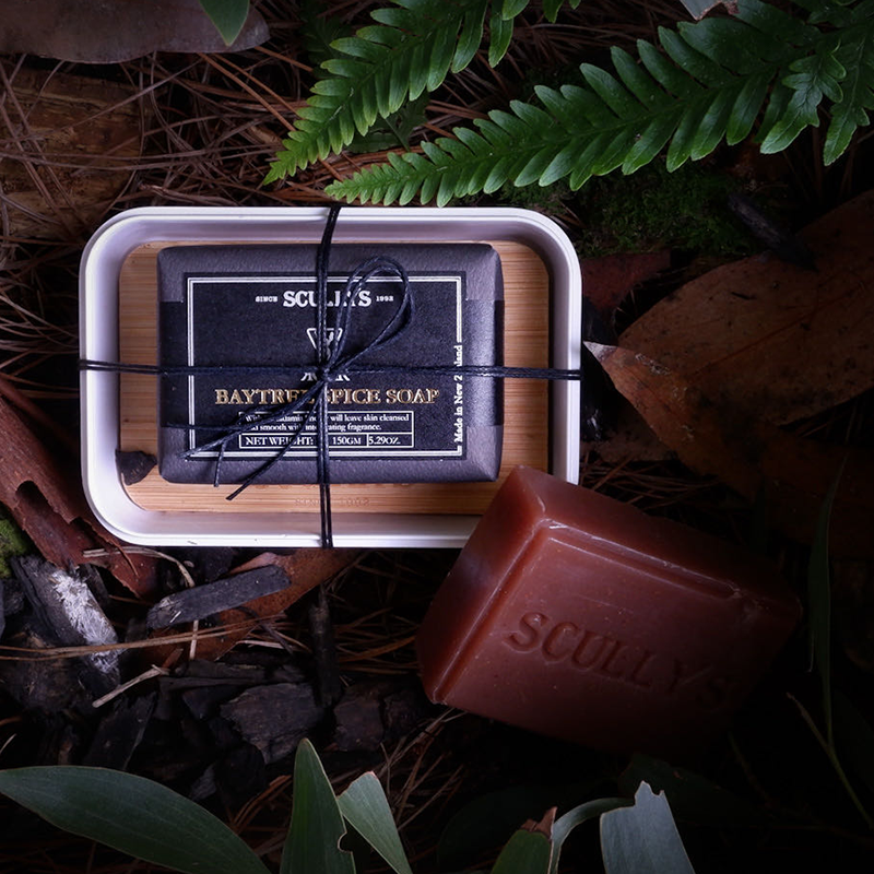Men’s Bay Tree Spice Soap & Dish Set