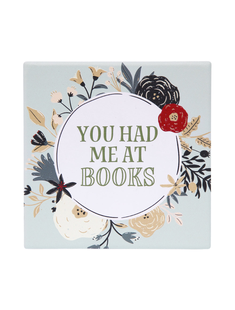 Forever Booked Ceramic Coaster