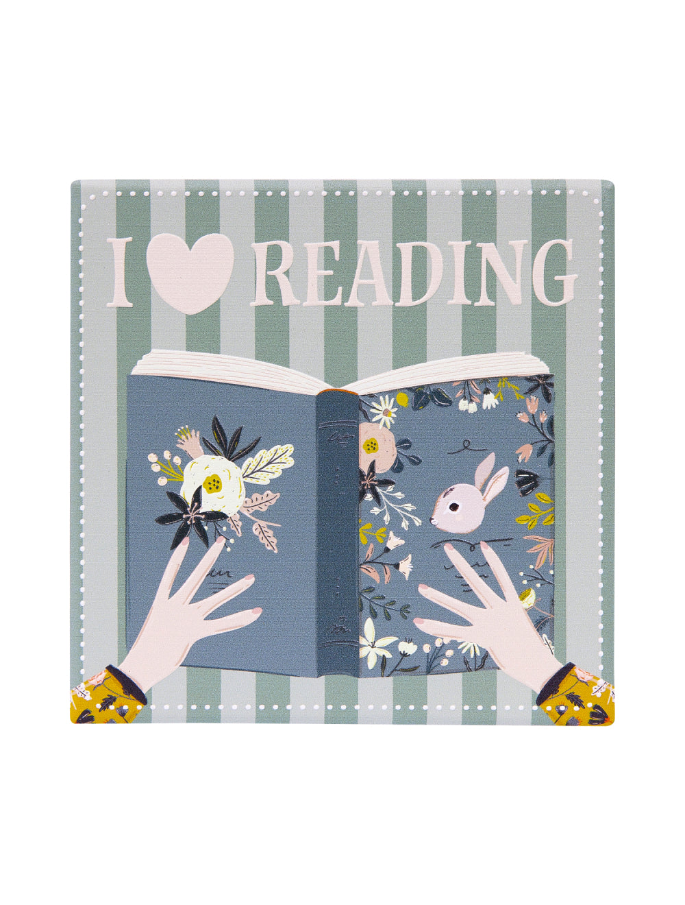 Forever Booked Ceramic Coaster