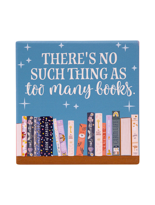 Forever Booked Ceramic Coaster