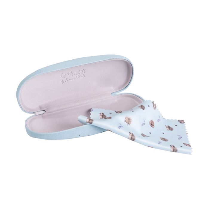 Wrendale 'LOVE AND HEDGEHUGS' HEDGEHOG GLASSES CASE
