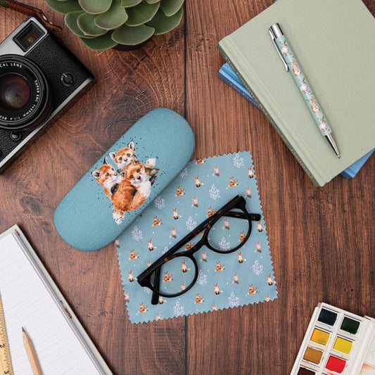 SNUG AS A CUB' FOX GLASSES CASE