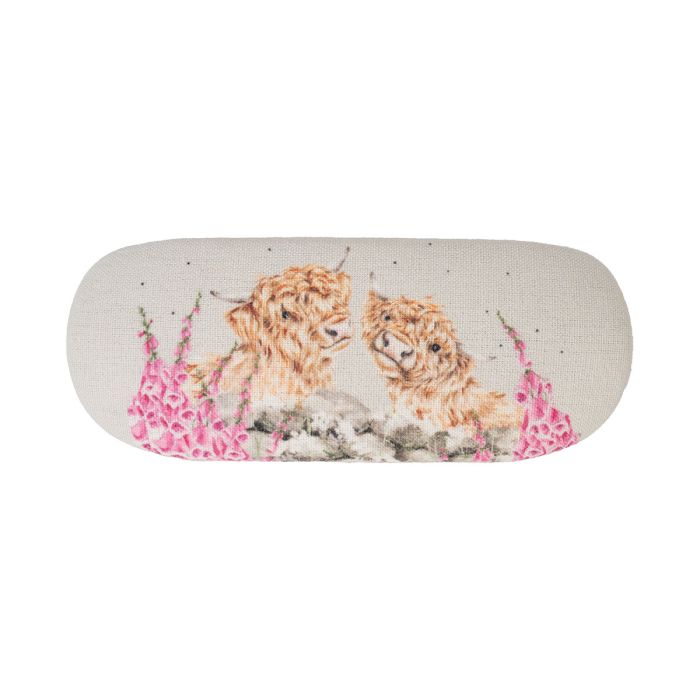 'Just for Moo' Highland Cow Glasses Case