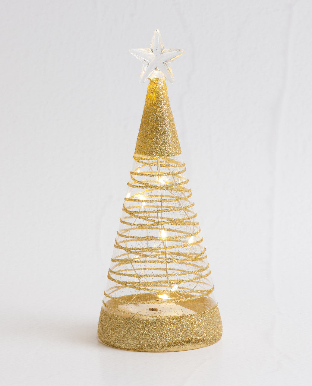 Gold Sparkle Table Top Tree