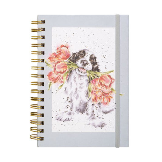 'Blooming with Love' Dog Notebook