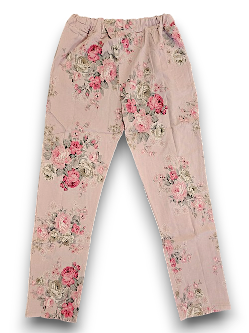 Berry Pink High Tea Ripped Pants