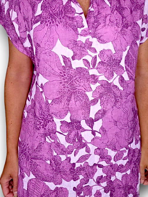 Helga May Memore Lane Shirt Dress | Lavender