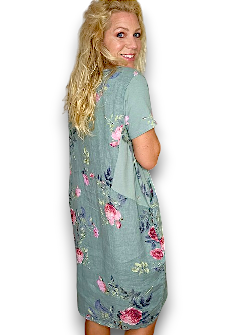 Helga May Thorn Rose Jungle Dress | Faded Forrest