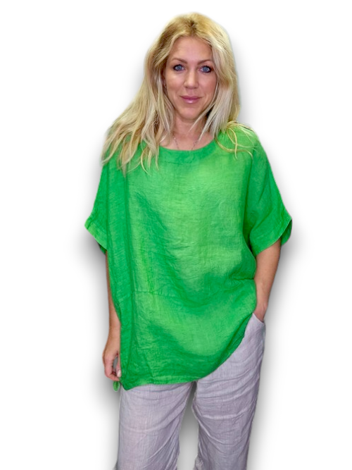 Helga May Fresh Green Double Side Rope Tee