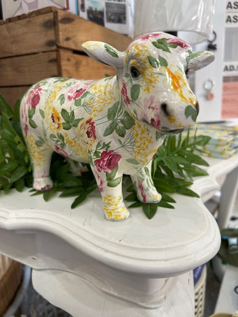 Floral Cow