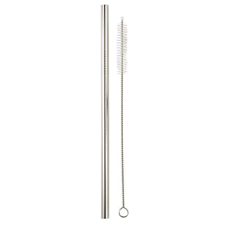 Stainless Steel Straw - Silver