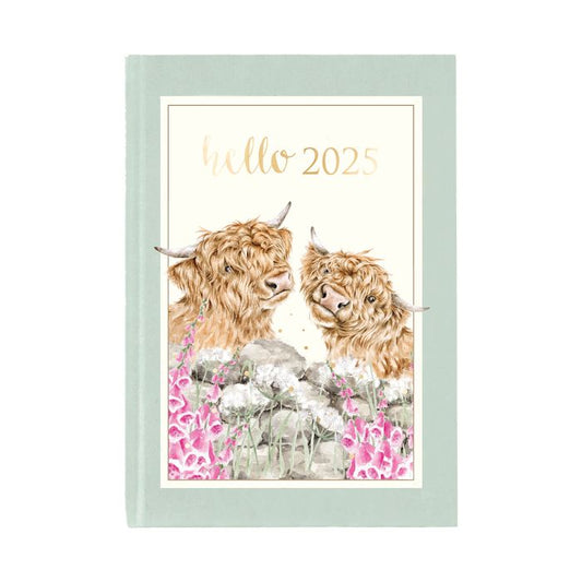 Highland Cow Diary Planner 2025