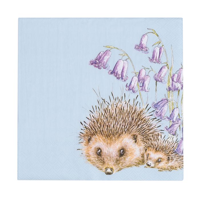 'Hedgehugs' hedgehog cocktail napkin