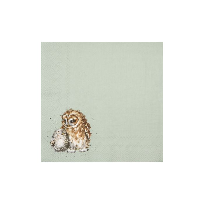 'Owl Together' Owl Cocktail Napkin