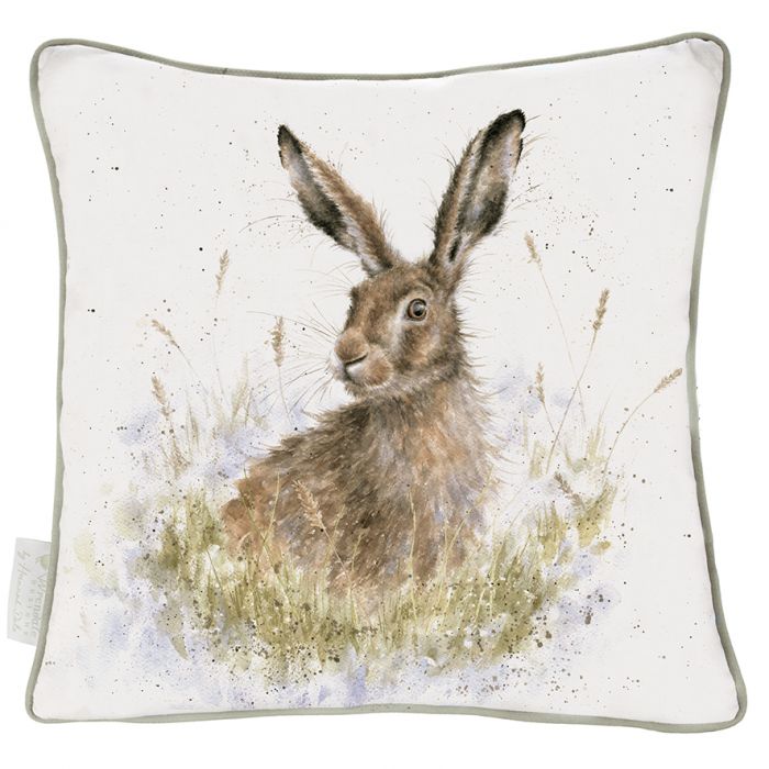 Wrendale Extra Large Cushion | 'Into the Wild' Hare