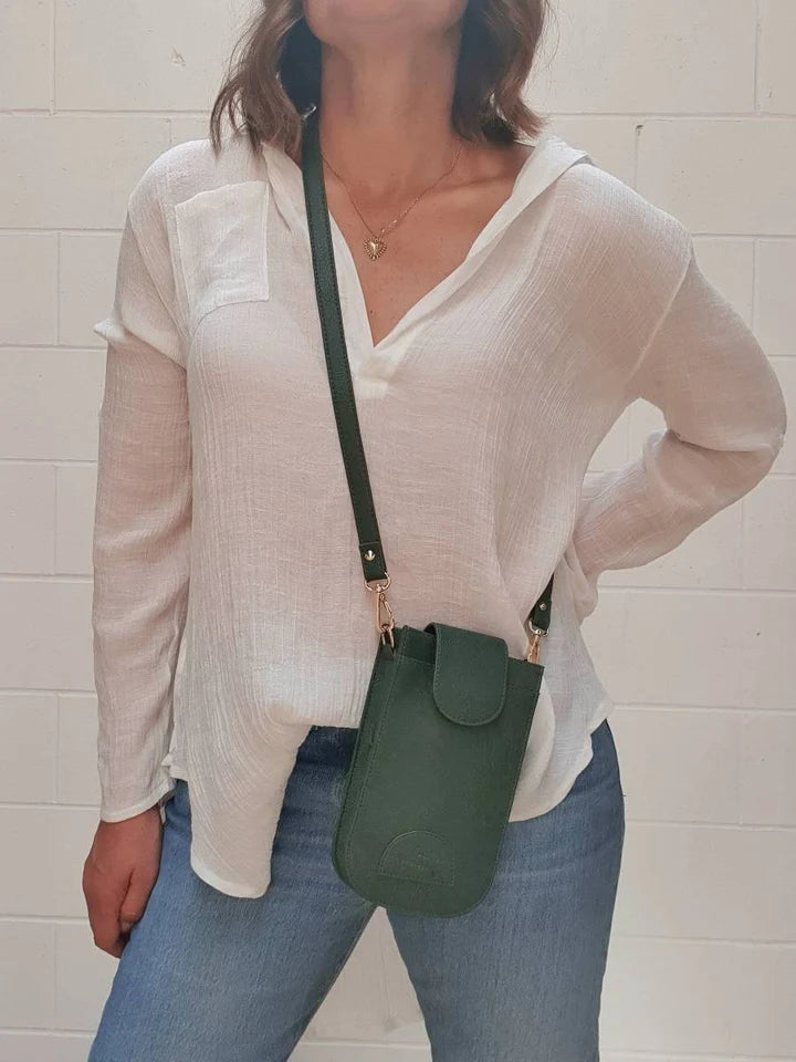 Hello Friday Lexi Phone Bag - Olive