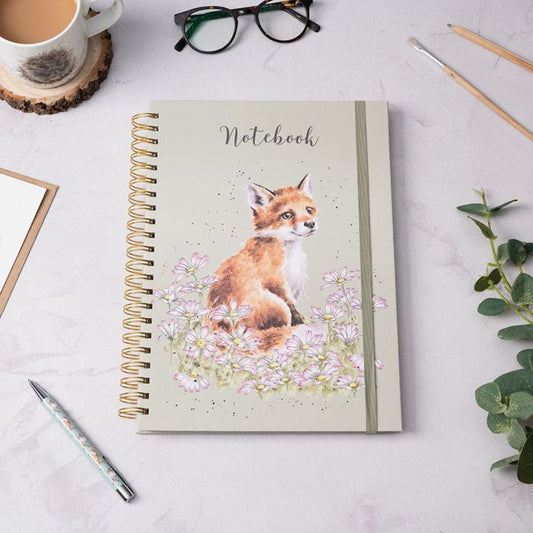 Wrendale 'Make My Daisy' fox A4 notebook