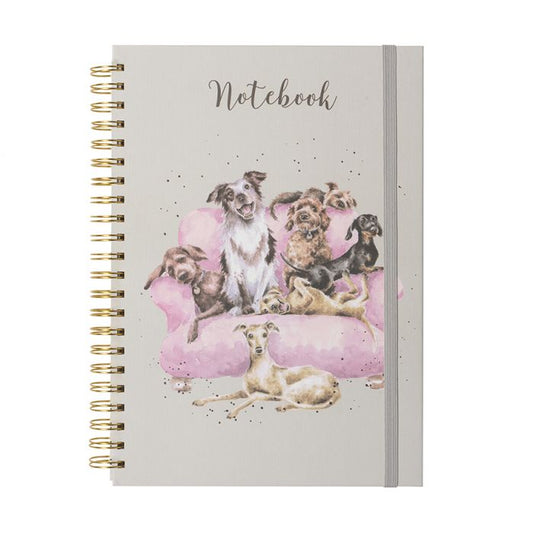 Wrendale  'Movie Night' dog A4 notebook