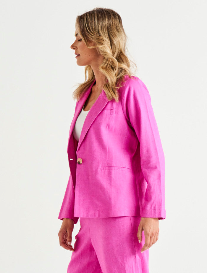 Betty Basics | Lisset Blazer Azalea
