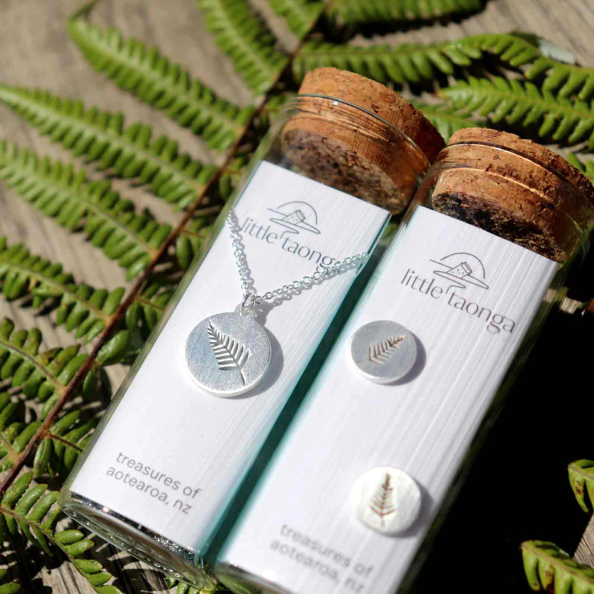 Silver Fern Earrings