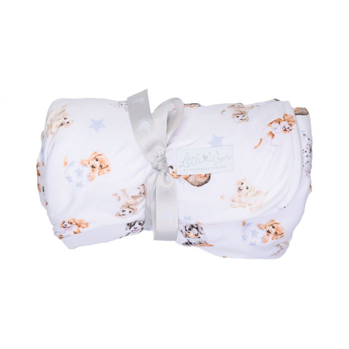 Wrendale  'Little Paws' Dog Baby Blanket