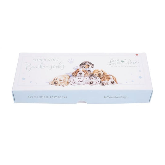 Wrendale 'Little Paws' Dog Baby Socks