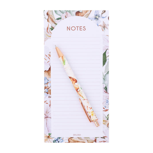 Floral Magnetic Notepad