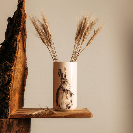 Meg Hawkins Hare tall vase
