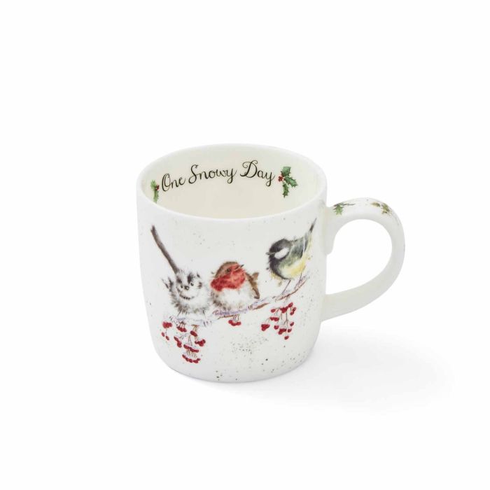 Wrendale 'One Snowy Day' Bird Mug