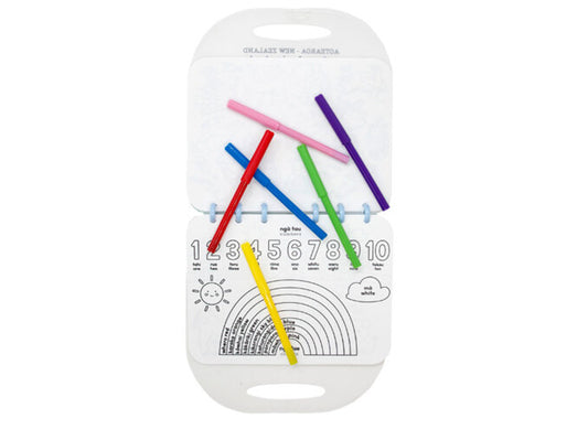 Moana Road Colour & Wipe Book