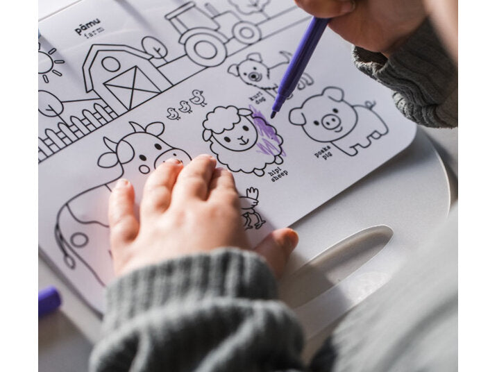 Moana Road Colour & Wipe Book