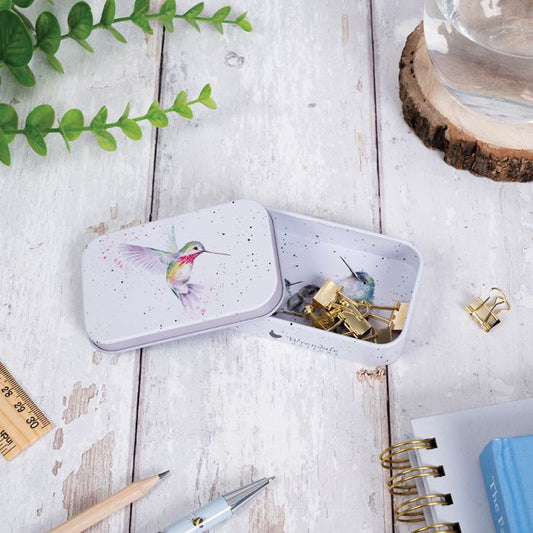 'Wisteria Wishes' Hummingbird Mini Tin