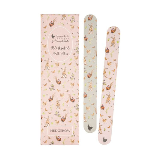 Wrendale 'Hedgerow' Country animal Nail File Set