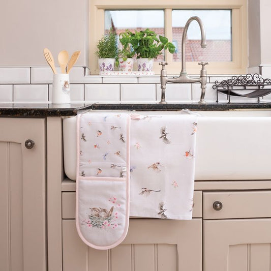 Wrendale 'Feathered Friends' Bird Double Oven Glove