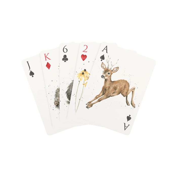 Wrendale -'THE COUNTRY SET' WOODLAND ANIMAL, DOG AND CAT PLAYING CARDS