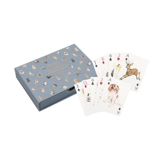 Wrendale -'THE COUNTRY SET' WOODLAND ANIMAL, DOG AND CAT PLAYING CARDS