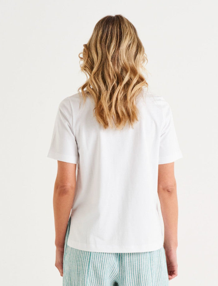 Betty Basics | Rosalie Tee White