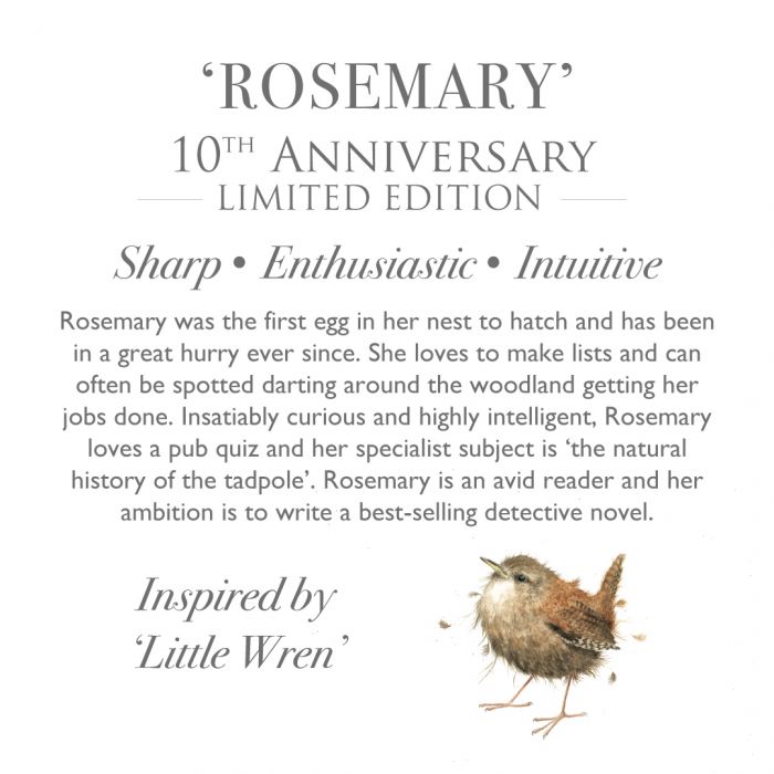 Wrendale 'Rosemary' Limited Edition Wren Character