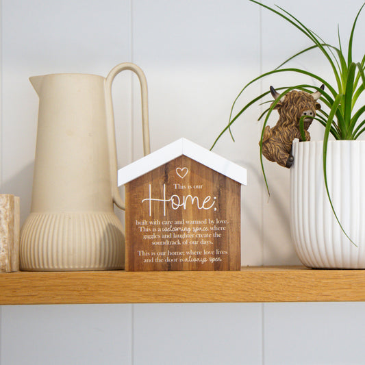Saddle & Bloom Home Blockword