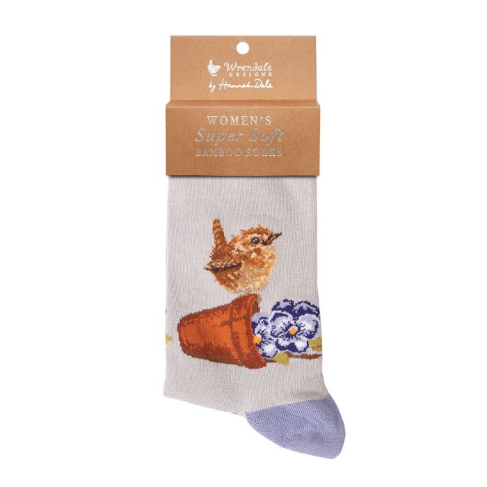 'Pottering About' Wren Socks