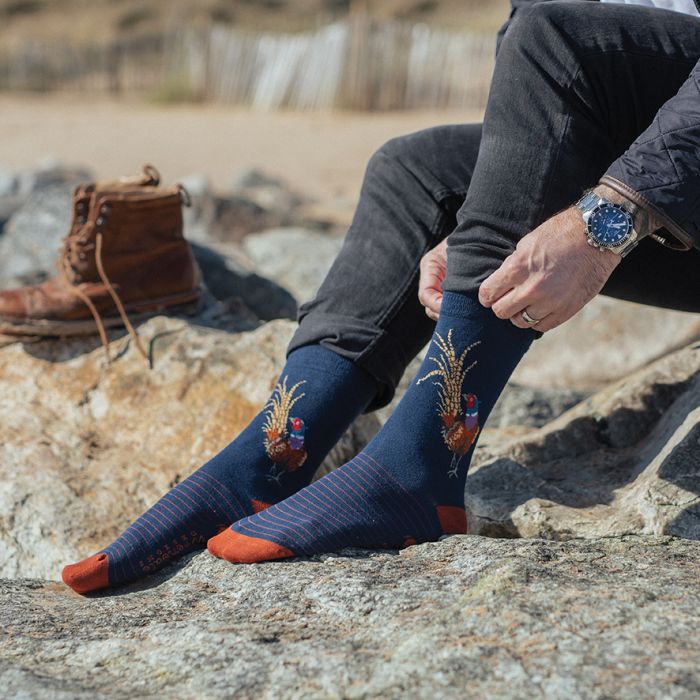 Wrendale 'Ready for My Close Up' Pheasant Men's Socks