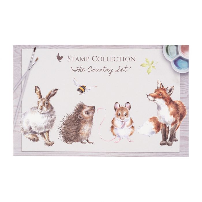 Wrendale 'The Country Set' Country Animal Ink Stamp Set